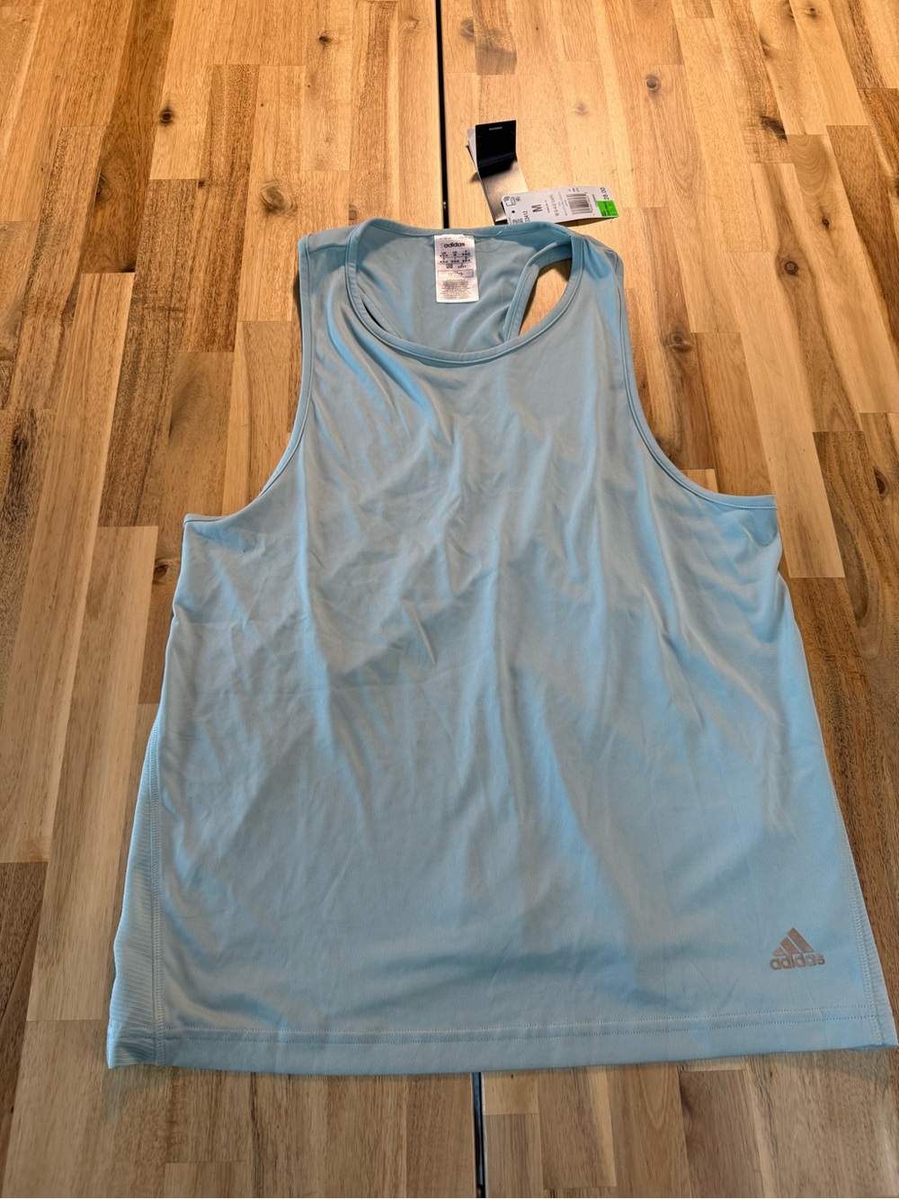 adidas Light Blue Women's Racerback Tank Top